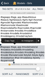 instagram hashtags